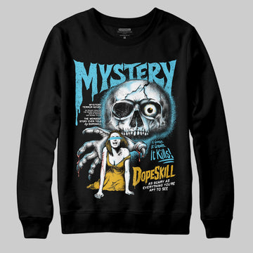 Jordan 11 Retro Gamma Blue (2025) DopeSkill Sweatshirt Mystery Ghostly Grasp Graphic Streetwear - Black