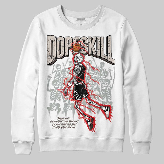 Adidas Samba OG White Black Clear Granite DopeSkill Sweatshirt Thunder Dunk Graphic Streetwear - White