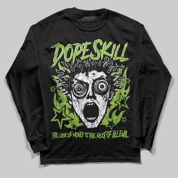 Neon Green Sneakers DopeSkill Long Sleeve T-Shirt Root of Evil Graphic Streetwear - black