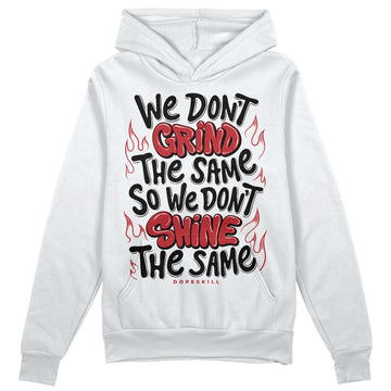 Jordan 12 “Red Taxi” DopeSkill Hoodie Sweatshirt Grind Shine Graphic Streetwear - White