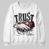 Jordan 4 “Flight Club” DopeSkill Sweatshirt Trust No One Graphic Streetwear - White 
