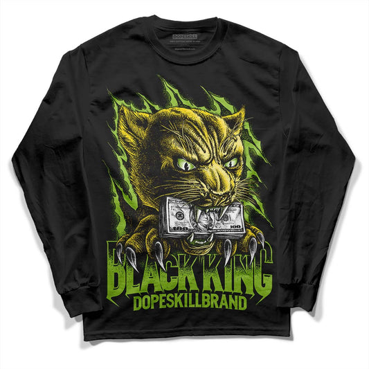 Dunk Low 'Chlorophyll' DopeSkill Long Sleeve T-Shirt Black King Graphic Streetwear - Black