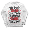 Jordan 12 “Red Taxi” DopeSkill Long Sleeve T-Shirt Grind Shine Graphic Streetwear - White