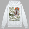 Olive Sneakers DopeSkill Hoodie Sweatshirt Real Ones Move In Silence Graphic Streetwear - White