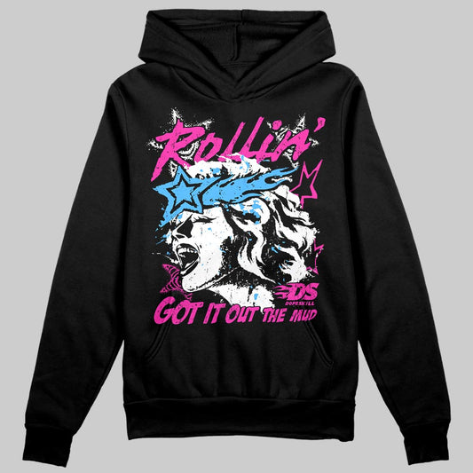 Pink Sneakers DopeSkill Hoodie Got It Out The Mud Graphic Streetwear - Black
