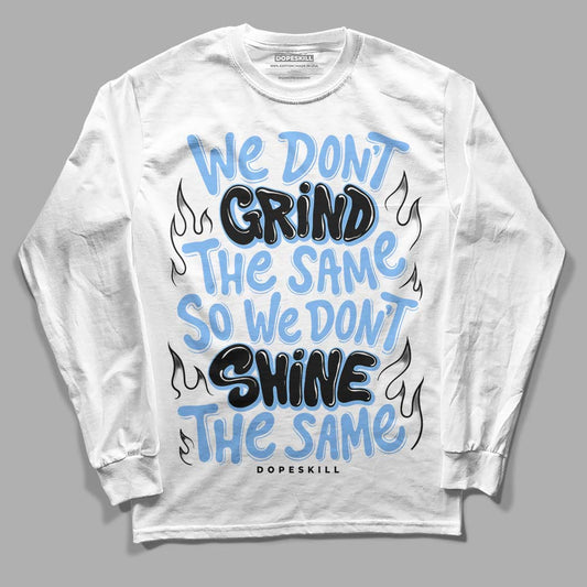 Jordan 9 Powder Blue DopeSkill Long Sleeve T-Shirt Grind Shine Graphic Streetwear - White