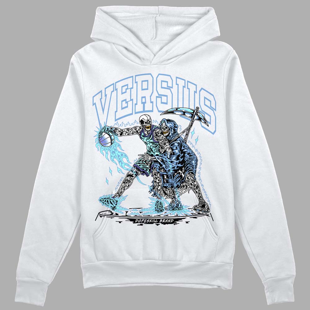 University Blue Sneakers DopeSkill Hoodie Sweatshirt VERSUS Graphic Streetwear - White