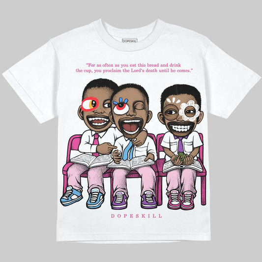 Dunk Low GS 'Triple Pink' DopeSkill Oversize Print T-Shirt First Sunday Graphic Streetwear