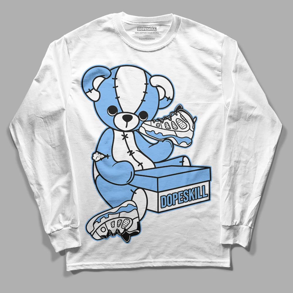 Jordan 9 Powder Blue DopeSkill Long Sleeve T-Shirt Sneakerhead BEAR Graphic Streetwear - White