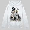 Jordan 5 Retro Reverse Metallic DopeSkill Hoodie Sweatshirt MOMM Bear Graphic Streetwear - White