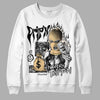 Jordan 3 “Off Noir” DopeSkill Sweatshirt Drip'n Never Tripp'n Graphic Streetwear - White