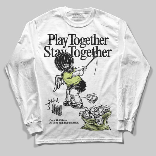 Jordan 11 “Inner Beast” DopeSkill Long Sleeve T-Shirt Play together, Stay together Graphic Streetwear - White