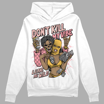 Jordan 3 GS “Red Stardust” DopeSkill Hoodie Sweatshirt Don't Kill My Vibe Graphic Streetwear - White 