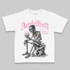 Jordan 12 GS “Pearl Pink” DopeSkill Toddler Kids T-shirt Ambition Graphic Streetwear - White