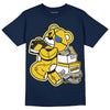 Dunk Low Vintage “Michigan” DopeSkill Midnight Navy T-Shirt Bear Steals Sneaker Graphic Streetwear 