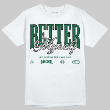 ASICS Gel-Nimbus 10.1 Invincible HTTP 404 Green DopeSkill T-Shirt Better Myself Graphic Streetwear - White