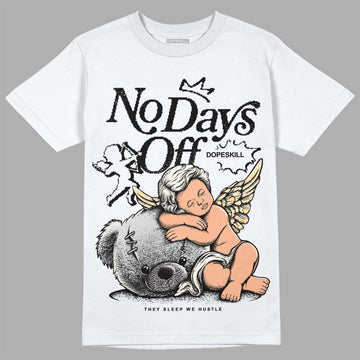 Jordan 3 “Off Noir” DopeSkill T-Shirt New No Days Off Graphic Streetwear - White