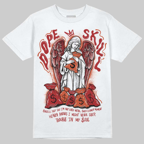 Nigel Sylvester x Air Jordan 4 ‘Brick by Brick’ DopeSkill T-Shirt Angels Graphic Streetwear - White 
