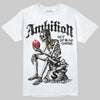 Jordan 11 TD Cleats "Patent Black" DopeSkill T-Shirt Ambition Graphic Streetwear - White 