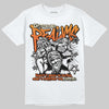Jordan 4 "Birds of Paradise" DopeSkill T-Shirt Distorted Realms Graphic Streetwear - White 