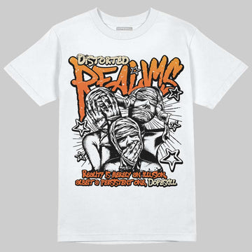 Jordan 4 "Birds of Paradise" DopeSkill T-Shirt Distorted Realms Graphic Streetwear - White 