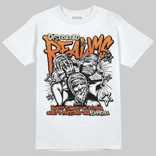 Jordan 4 "Birds of Paradise" DopeSkill T-Shirt Distorted Realms Graphic Streetwear - White 