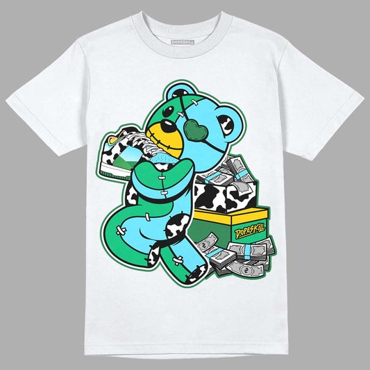 Dunk Low Ben & Jerry’s Chunky Dunky DopeSkill T-Shirt Bear Steals Sneaker Graphic Streetwear - White 