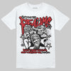 Air Foamposite Pro Gym Red DopeSkill T-Shirt Distorted Realms Graphic Streetwear - White 