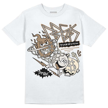 Jordan 5 SE “Sail” DopeSkill T-Shirt Break Through Graphic Streetwear - White