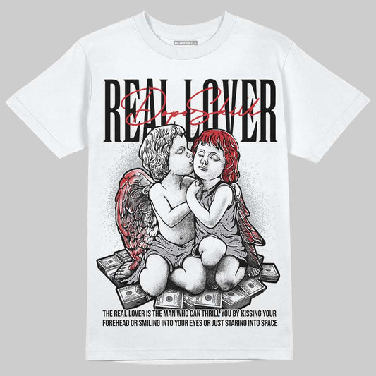 Jordan 4 OG “White Cement” DopeSkill T-Shirt Real Lover Graphic Streetwear - White
