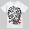 Jordan 11 Retro Cherry DopeSkill T-Shirt Money Longer Graphic Streetwear - White 