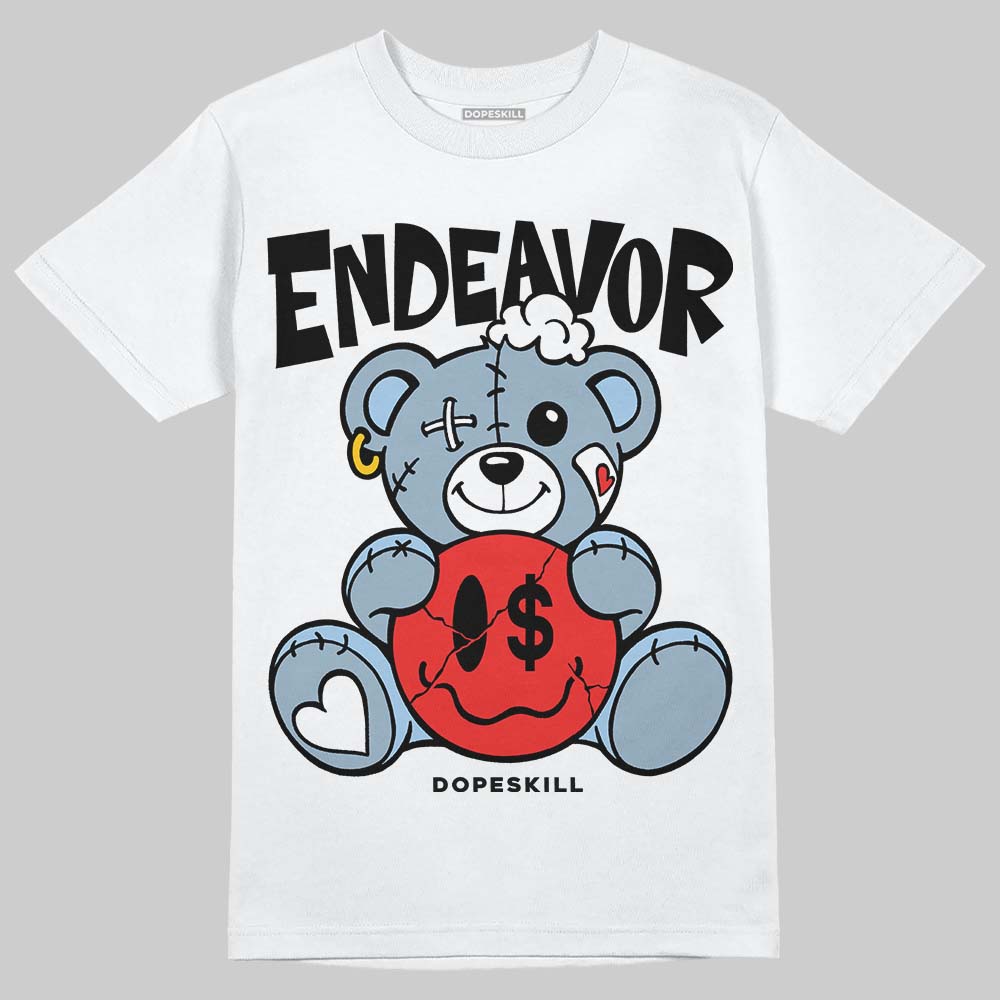 Jordan 40 “Blue Suede” DopeSkill T-Shirt Endeavor Graphic Streetwear - White