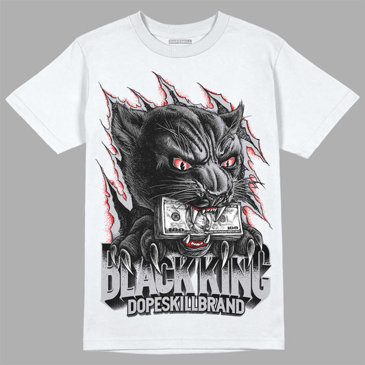 Grey Sneakers DopeSkill T-Shirt Black King Graphic Streetwear - White