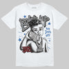 Jordan 3 "True Blue" DopeSkill T-Shirt Boss Up Graphic Streetwear - White 