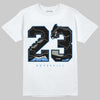 Jordan 5 Black University Blue DopeSkill T-Shirt 23 with 5s Pattern Graphic Streetwear - White 
