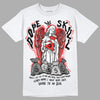 Jordan Spizike Low Bred DopeSkill T-Shirt Angels Graphic Streetwear - White 