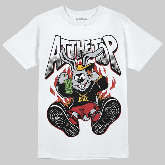 Jordan 14 Golf “Last Shot” DopeSkill T-Shirt At The Top Graphic Streetwear - White 