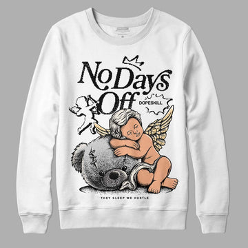 Jordan 3 “Off Noir” DopeSkill Sweatshirt New No Days Off Graphic Streetwear - White