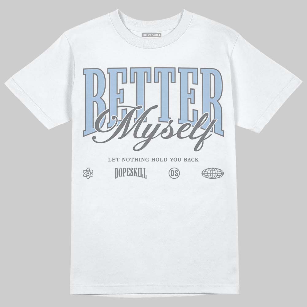 New Balance Abzorb 2000 “Silver/Blue” DopeSkill T-Shirt Better Myself Graphic Streetwear - White 