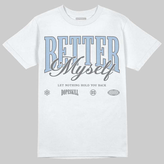 New Balance Abzorb 2000 “Silver/Blue” DopeSkill T-Shirt Better Myself Graphic Streetwear - White 