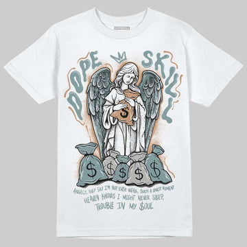 Nike Air Max 1 Low Poly “Adventure” DopeSkill T-Shirt Angels Graphic Streetwear - White