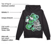 Green Glow 1s DopeSkill Hoodie Sweatshirt Bear Steals Sneaker Graphic