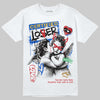 Jordan 7 Miro Olympic DopeSkill T-Shirt Certified Lover Graphic Streetwear - White 