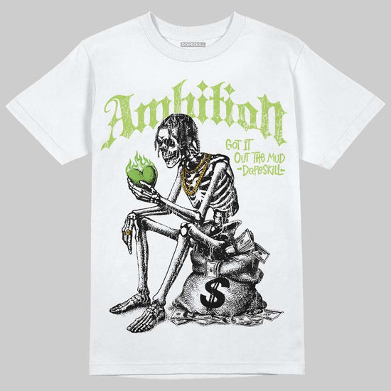 Air Max 95 Big Bubble Neon Yellow DopeSkill T-Shirt Ambition Graphic Streetwear - White 