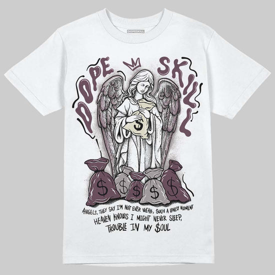 A Ma Maniére x Air Jordan 5 “Violet Ore” DopeSkill T-Shirt Angels Graphic Streetwear - White 