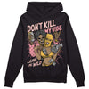 Jordan 3 GS “Red Stardust” DopeSkill Hoodie Sweatshirt Don't Kill My Vibe Graphic Streetwear - Black