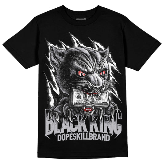 Grey Sneakers DopeSkill T-Shirt Black King Graphic Streetwear - Black