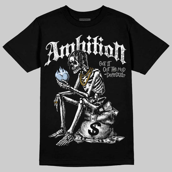 Jordan 5 "White Metallic" DopeSkill T-Shirt Ambition Graphic Streetwear - Black