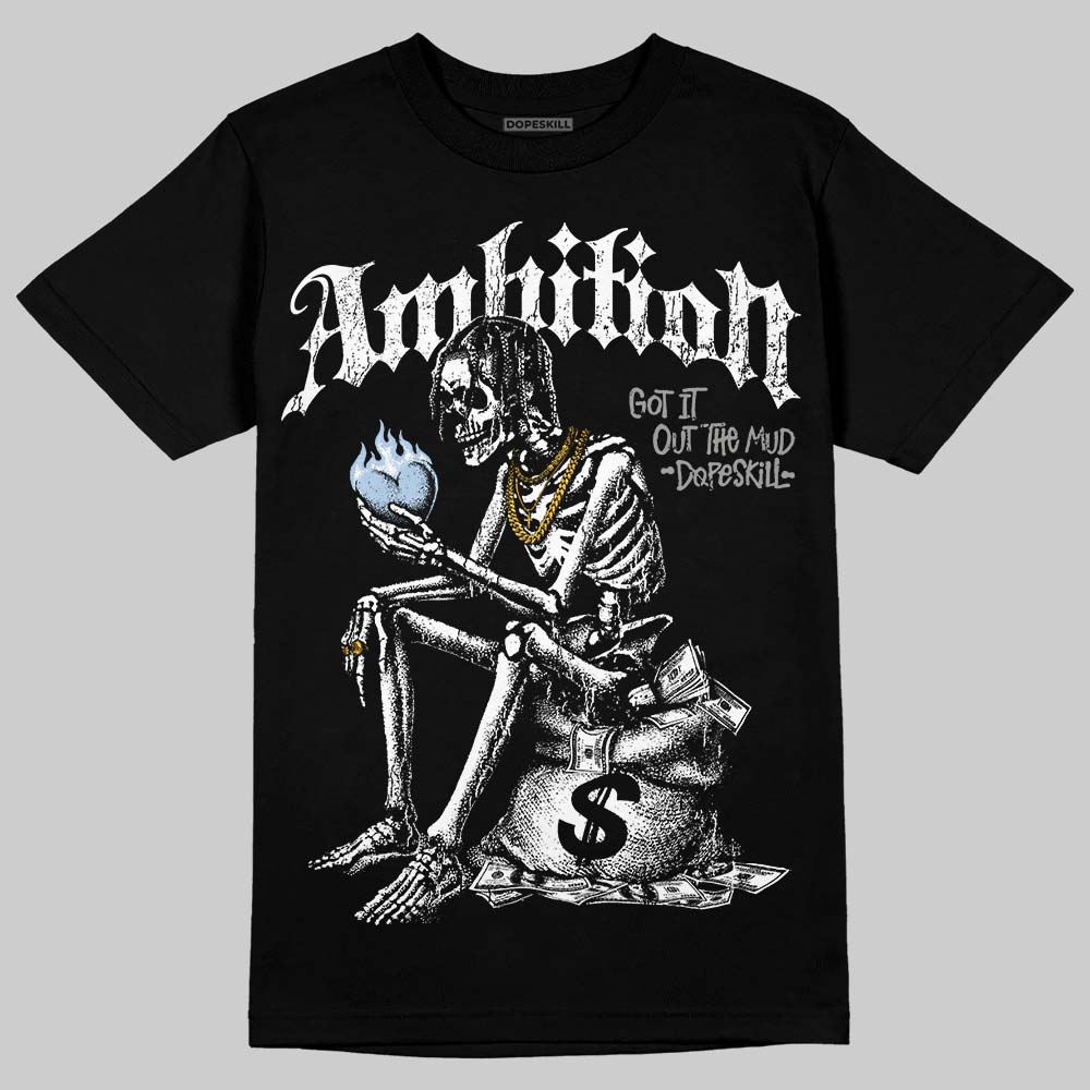 Jordan 5 "White Metallic" DopeSkill T-Shirt Ambition Graphic Streetwear - Black