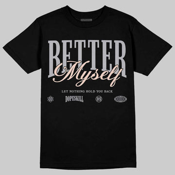 Asics Gel-1130 ‘Oyster Grey’ DopeSkill T-Shirt Better Myself Graphic Streetwear - Black